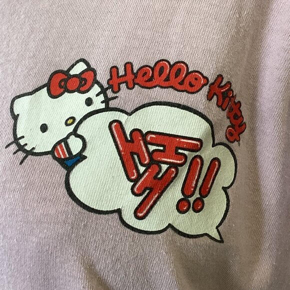 Hypland & Hello Kitty Crew Neck Graphic Tee Shirt Women Sz XS Pink #47N - Picture 5 of 7